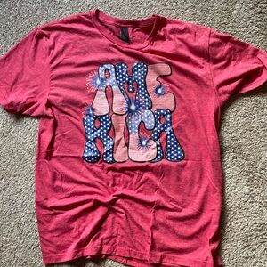 Red Graphic T-Shirt, Size L